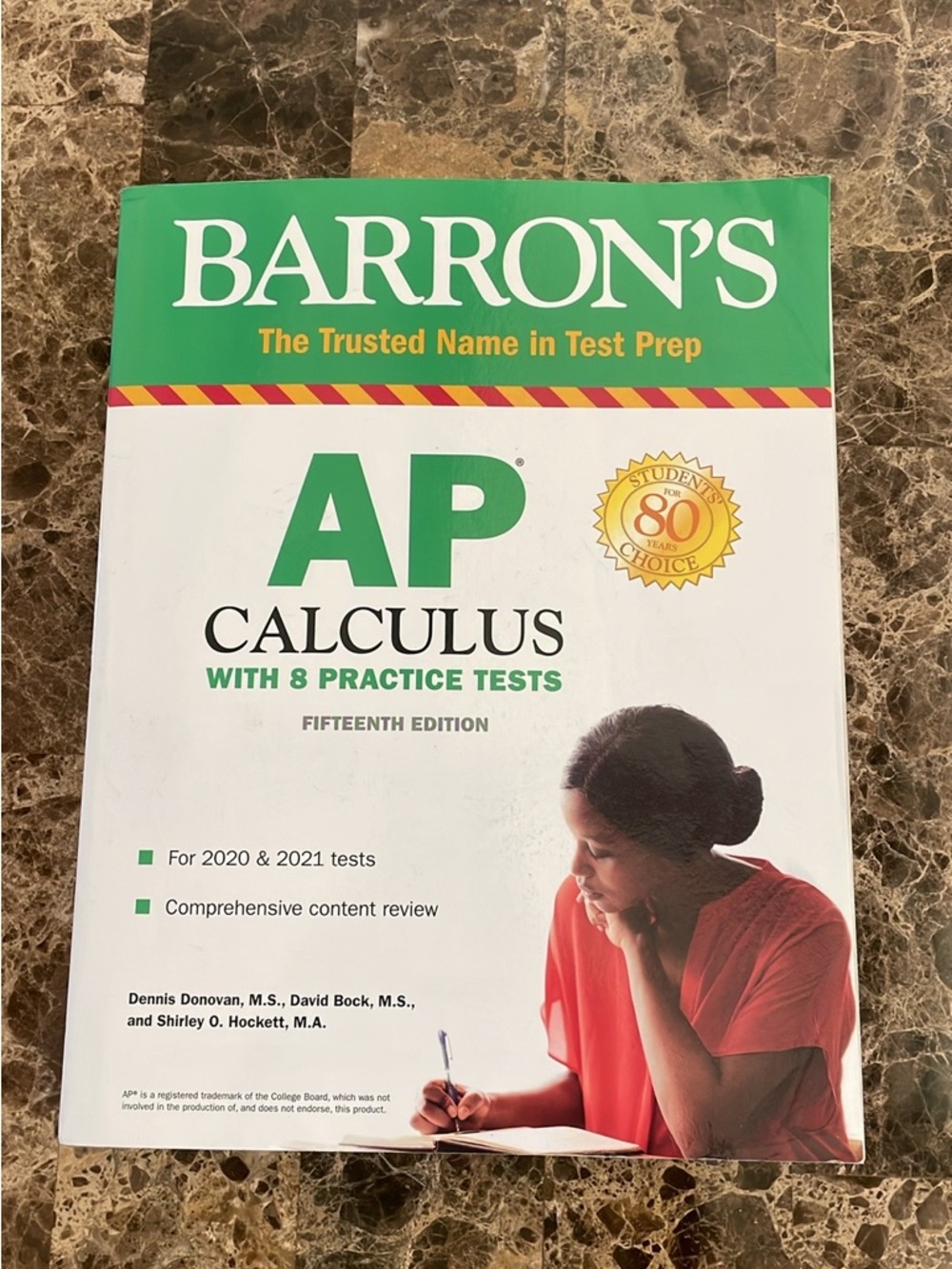 Barron's AP Calculus Test Prep Book - Green/White - Picture 5 of 6